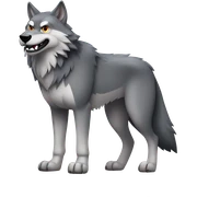 Wolf sticker