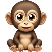 baby monkey sticker