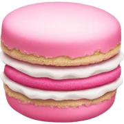 Pink macaroon sticker