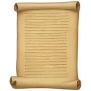 Parchment sticker