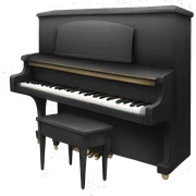Piano sticker