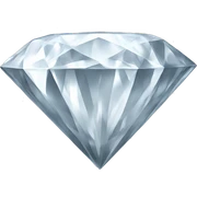 white-realistic-diamond sticker