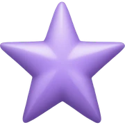 pastel purple star sticker