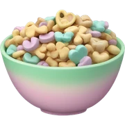 Pastel bowl full of Lucky charms  sticker