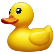 Rubber duck sticker