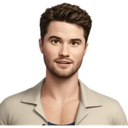 realistic portrait of a guy sticker