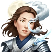 Moonlit Samurai sticker
