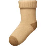 Beige sock sticker