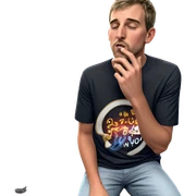 casual vibes with a smoke sticker