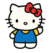 Hello-kitty sticker