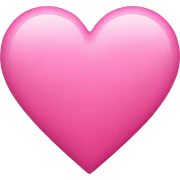 Pink heart sticker