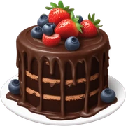 Chocolate cake  sticker