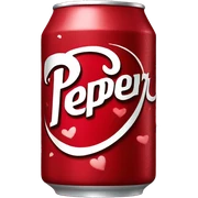 Drpepper with hearts sticker
