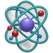 chemistry atom sticker