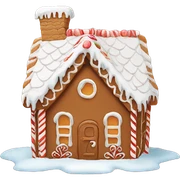 Gingerbread house sticker