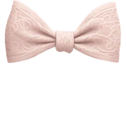Pale pink lace bow sticker