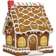 Gingerbread house sticker