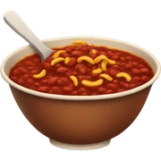 Bowl of chili  sticker