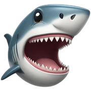 shark laugh sticker