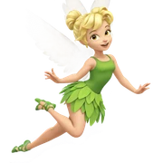 blonde fairy girl with wings sticker