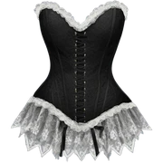 black lace corset sticker
