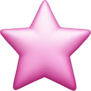 pink star sticker
