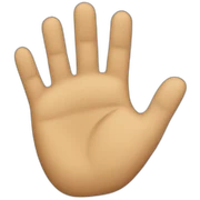 stop hand sticker