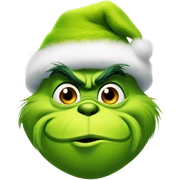 Grinch kisses sticker