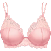 pink lace bikini top  sticker