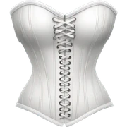 white corset sticker