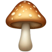 Brown Mushroom sticker