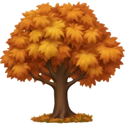 autumn tree sticker