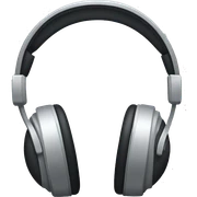 Headphones with bows sticker