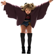 girl singing in a skirt sticker