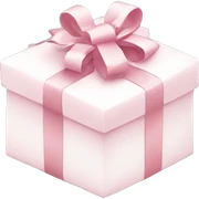 Light pink Christmas gifts under a white Christmas tree  sticker