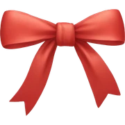 bow red sticker