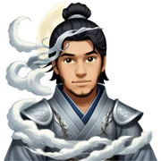 Moonlit Samurai sticker
