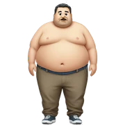 fat man sticker
