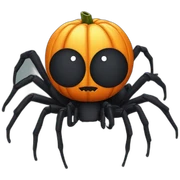 halloween spider sticker