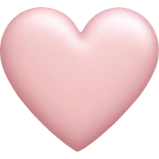 pastel pink heart sticker