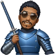 Samurai Defender sticker