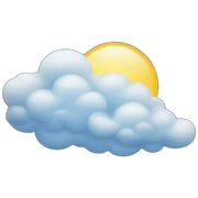 Clouds sticker