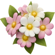 Coquette flowers sticker