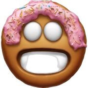 Donut God sticker
