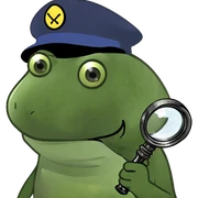 Frog sticker