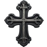 Gothic cross sticker