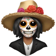 male Catrina sticker