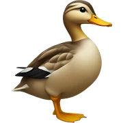 Mother duck sticker