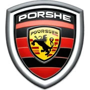 Porsche logo sticker