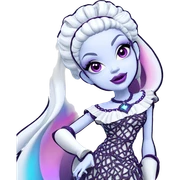 ethereal beauty with purple eyes sticker